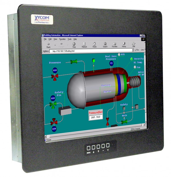 XYCOM重型15“液晶触摸显示器