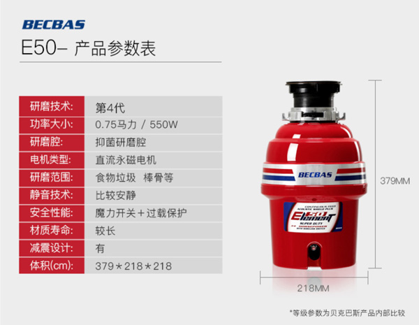 贝克巴斯垃圾处理器12