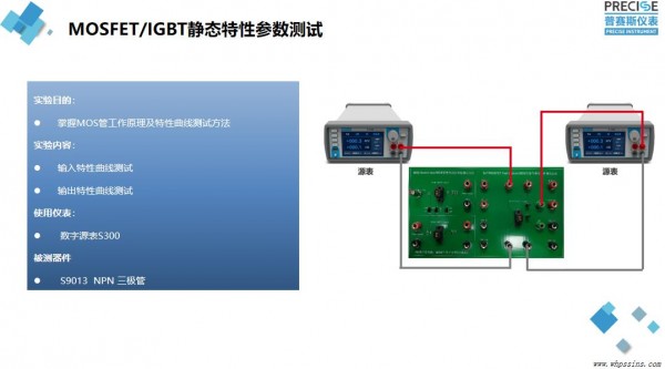 MOSIGBT静态测试